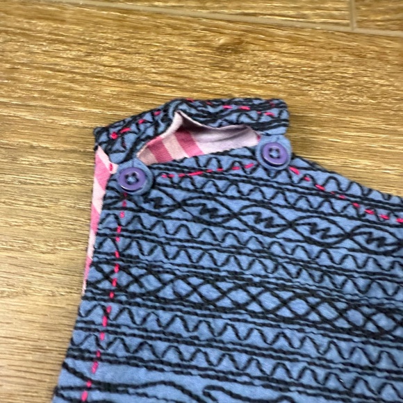 Tea Collection Girls Reversible Sundress Chambray Plaid  10 Back to School NWT - Picture 9 of 11